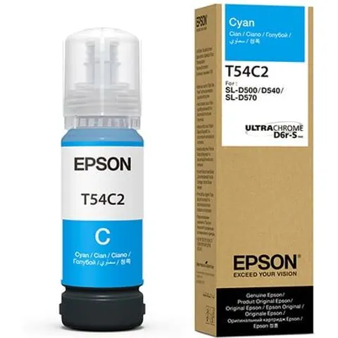 Epson T54C botella de tinta cian – imagen 2