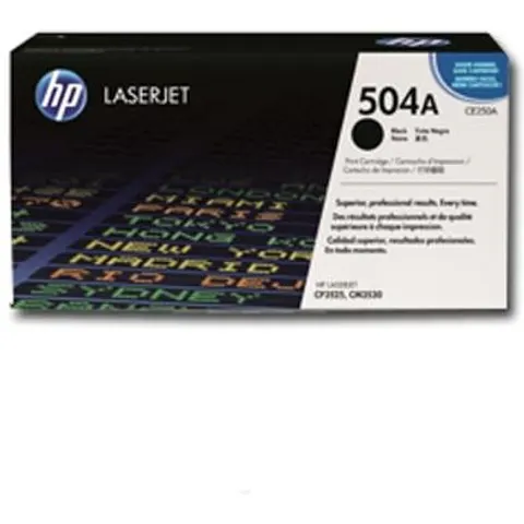 HP 504A (CE250A) toner negro – imagen 2