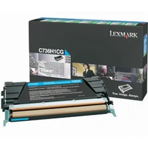 Lexmark C736H1CG toner cian XL – imagen 2