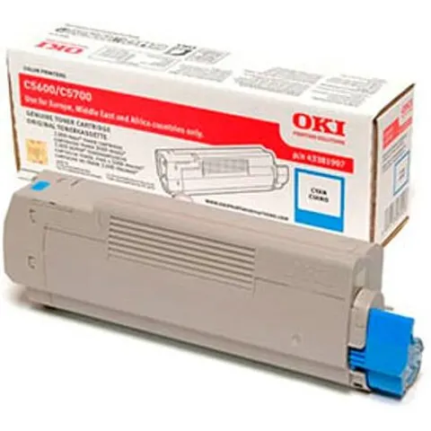 Oki C5600/C5700-Tóner cian (2k) – imagen 2