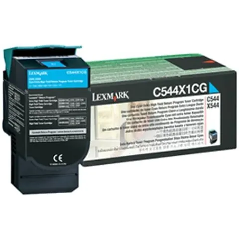 Lexmark C544X1CG toner cian – imagen 2