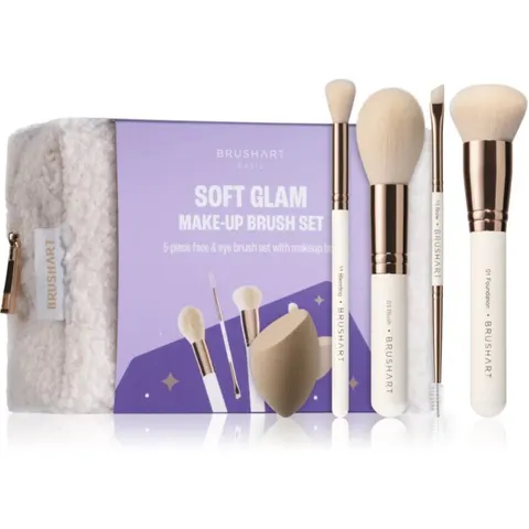 Basic Soft Glam Make-Up Brush Set Conjunto De Pinceles Con Neceser – imagen 2