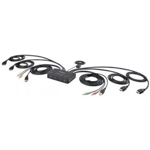 StarTech.com C2-DH46-UA2-CBL-KVM interruptor KVM Negro – imagen 2