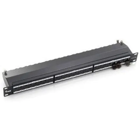 Patch Panel Cat.6A 24 Puertos 19" 1U Gris - EQUIP – imagen 2