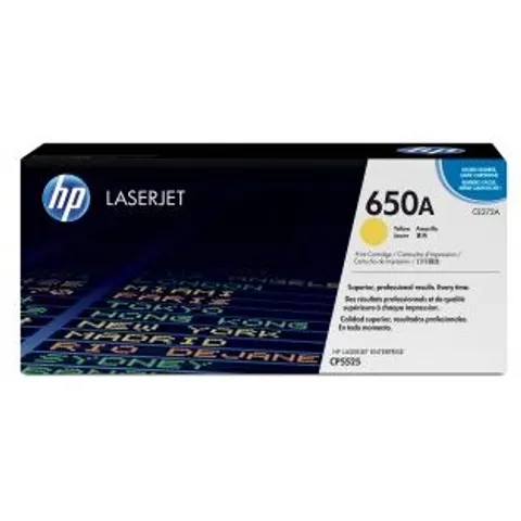 HP 650A toner amarillo – CE272A – imagen 3