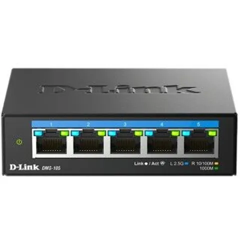 D-LINK DMS-105 - Switch, 5 puertos, 2,5 Gigabit Ethernet – imagen 2