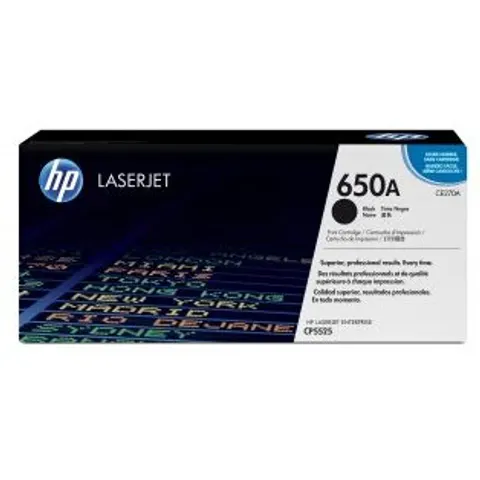 HP 650A toner negro – CE270A – imagen 3