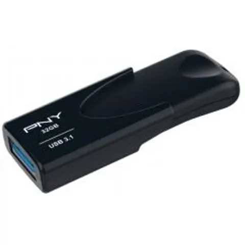 PNY Attache 4 32GB - USB Type-A - Negro – imagen 3