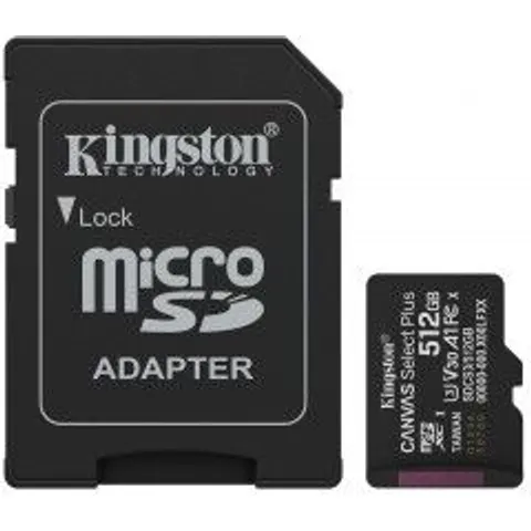 Kingston Technology 512GB microSDXC Canvas Select Plus Gen3 150MB/s A1 – imagen 3