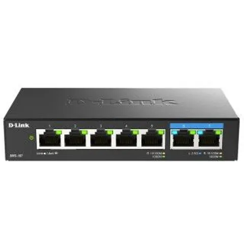 D-LINK DMS-107 - Switch, 7 puertos, Gigabit Ethernet – imagen 3