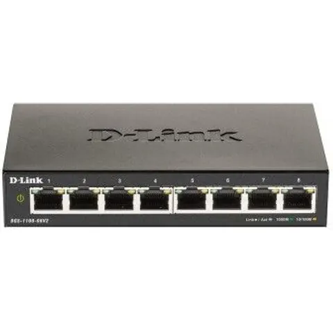 D-LINK DGS1108V2 - Switch, 8 puertos, Gigabit Ethernet – imagen 2