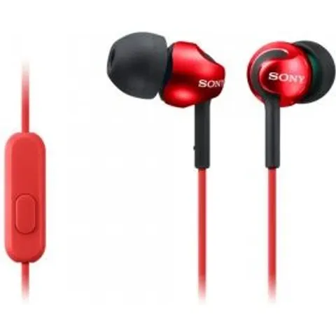 Sony MDR-EX110AP Rojo – imagen 3