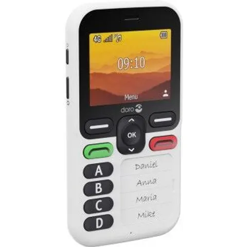 Doro Leva X10 4G White/Black – imagen 2