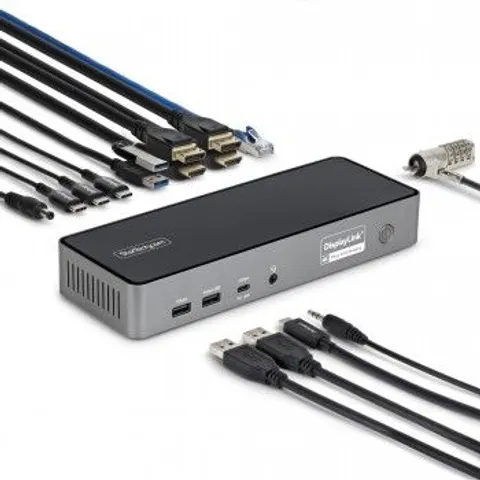 StarTech.com Docking Station Universal USB-C de 3 Pantallas - Docking Station USB Tipo C HDMI DP - P – imagen 2