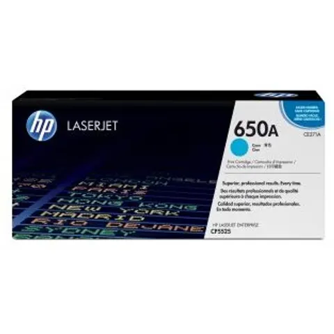 HP 650A toner cian – CE271A – imagen 3