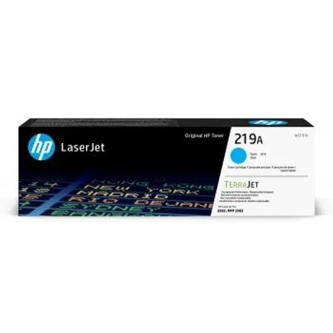 HP 219A (W2191A) toner cian – imagen 3