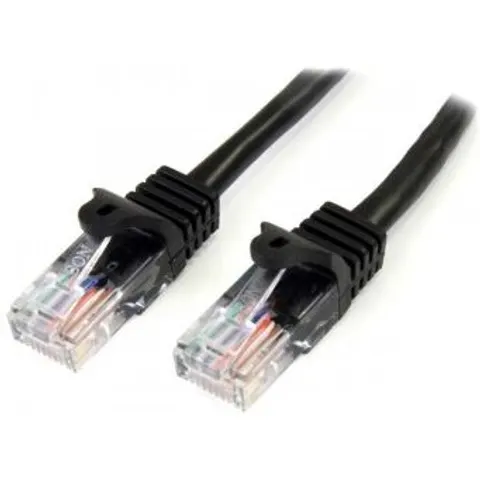StarTech.com Cable de 3m Negro de Red Fast Ethernet Cat5e RJ45 sin Enganche - Cable Patch Snagless – imagen 2