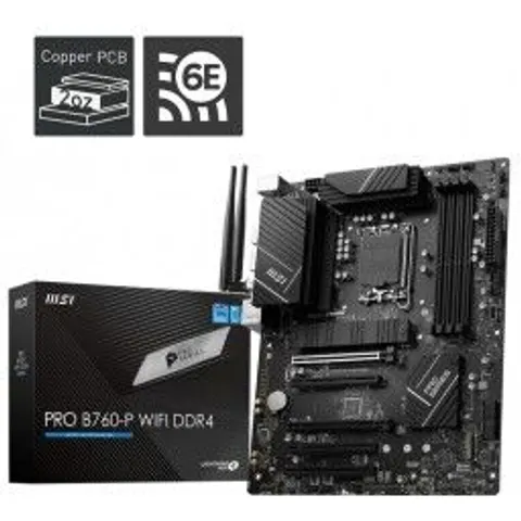 MSI Placa Base PRO B760-P WIFI DDR4 – imagen 4