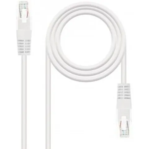 Cable Red RJ45 Cat.6e Blanco (2 mts) - Nanocable – imagen 3