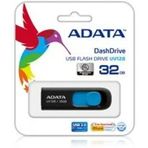 Adata DashDrive UV128 128GB - USB Type-A - Negro, Azul – imagen 2