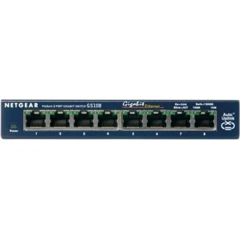 NETGEAR GS108 - Switch, 8 puertos, Gigabit Ethernet – imagen 2