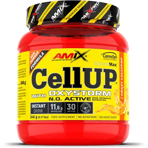 Amix pro cellup oxystorm powder 348 gr piruleta – imagen 3