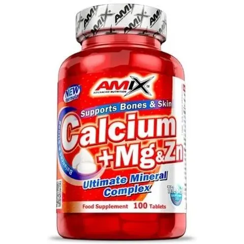 Amix Calcium + mg & Zn 100 comp – imagen 3