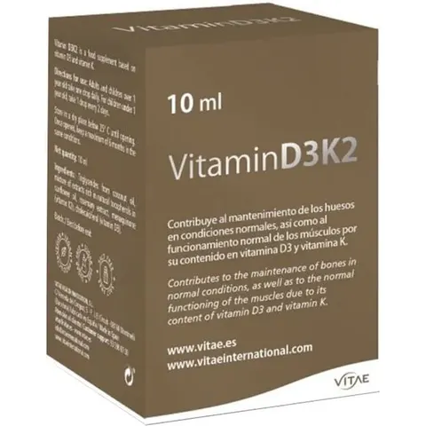 Vitae Vitamin D3K2 10 ml – imagen 2