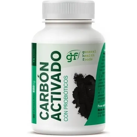 GHF Carbon Vegetal 90 Caps – imagen 2