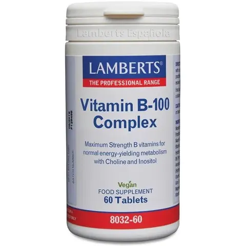 Lamberts VITAMIN B-100 COMPLEX 60 Tabs – imagen 4
