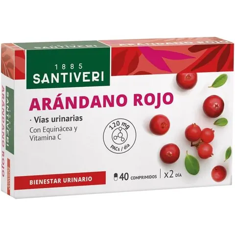 Santiveri Arándano Rojo 40 Comprimidos – imagen 4