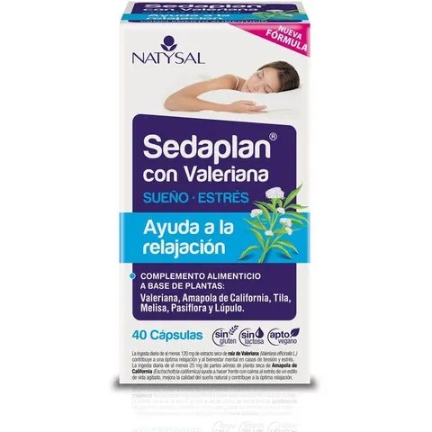 Natysal Sedaplan con Valeriana 40 Cápsulas – imagen 3