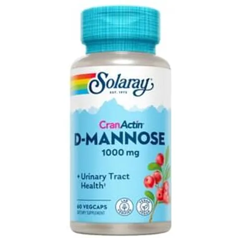Solaray D-Mannose Cranactin 60 VCaps – imagen 2
