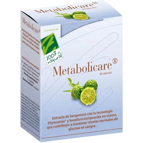 100% Natural Metabolicare 60 Cápsulas – imagen 3