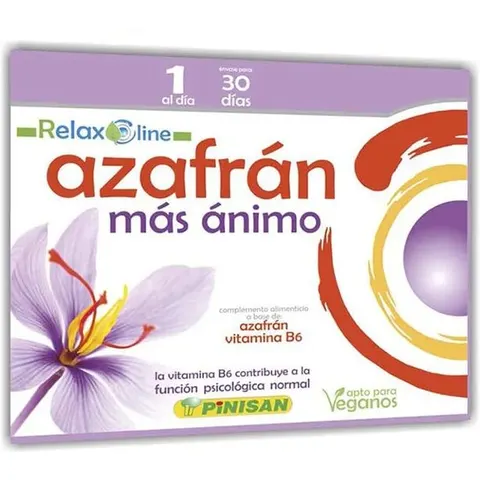 Pinisan Azafrán Más Ánimo 30caps – imagen 3