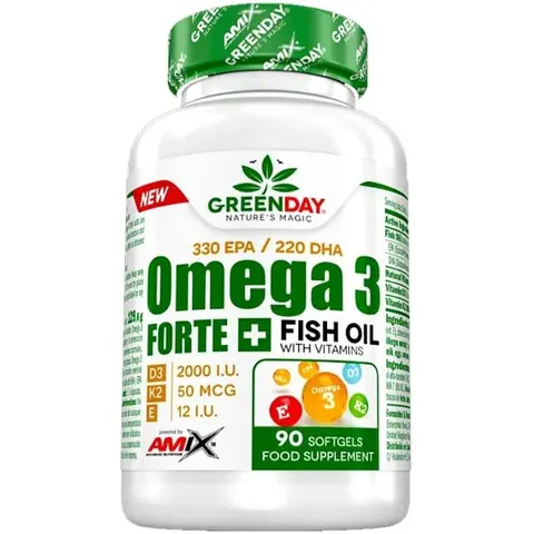 Amix greenday Omega 3 Forte+ 90 Perlas – imagen 4