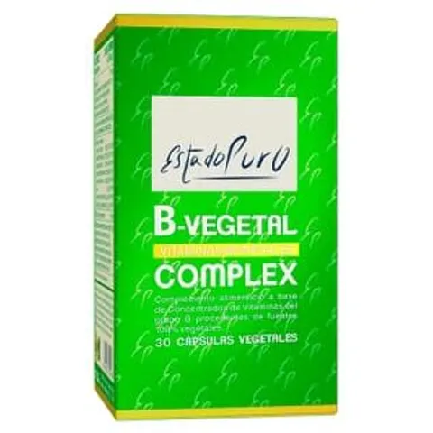 Estado Puro Complex B Vegetal 30 Cápsulas – imagen 3