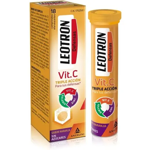 Leotron Vitamina C 18 comprimidos Efervescentes – imagen 5