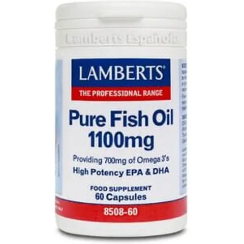 Lamberts aceite pescado puro 60 caps – imagen 3