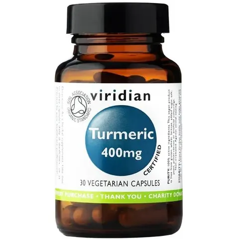 Viridian CÚRCUMA BIO 400MG 30 VCaps – imagen 3