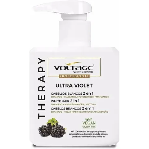 Voltage Cosmetics Champú Cabellos Blancos 500 ml – imagen 3