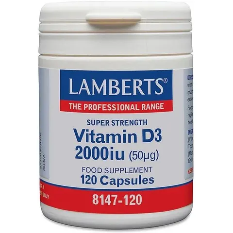Lamberts Vit D3 2.000 Ui 120 caps – imagen 4