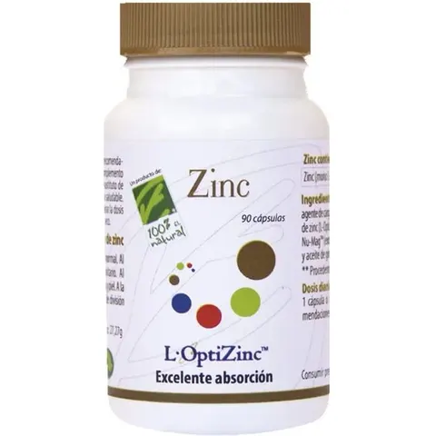 100% Natural Zinc 90 Cápsulas – imagen 2