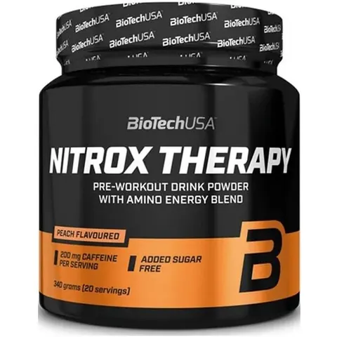 Biotech USA NITROX THERAPY 340g Melocotón – imagen 2