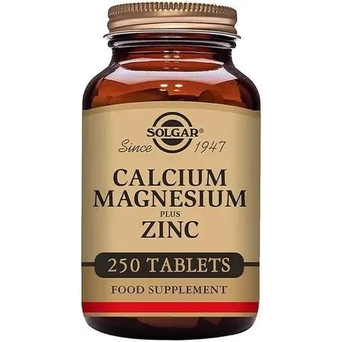 Solgar calcio magnesio plus zinc 250comp – imagen 2