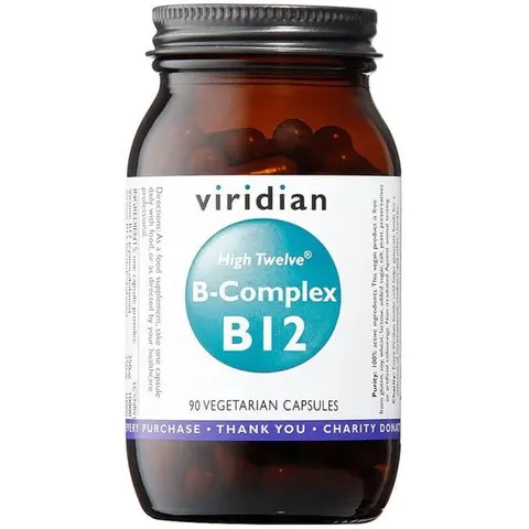 Viridian High Twelve B12 B Complex 90 Cápsulas – imagen 4