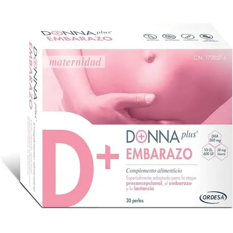 DonnaPlus+ Embarazo 30 Perlas + 30 Cápsulas Duras – imagen 2