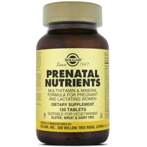 Solgar Prenatal Nutrients 120 Tabs – imagen 4
