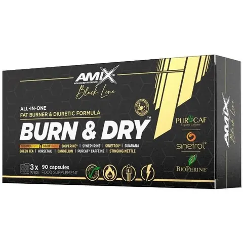 Amix Nutrition Termogénico Burn&Dry 90 Cápsulas – imagen 3