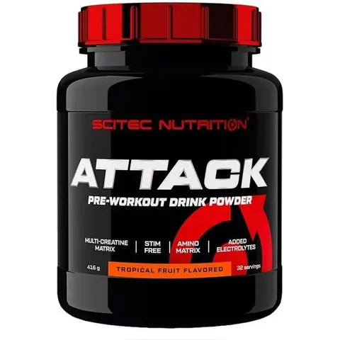 Scitec Attack 416g Naranja Roja – imagen 2